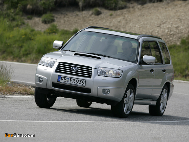 Subaru Forester 2.5XT (SG) 2005–08 images (640 x 480)