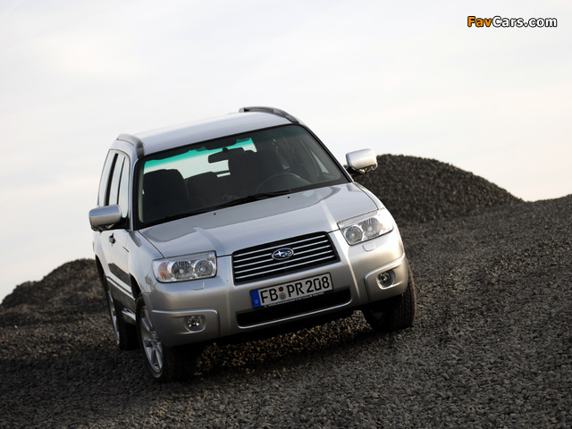 Subaru Forester 2.0X 2005–08 images (640 x 480)