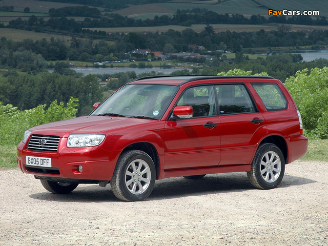 Subaru Forester 2.0X UK-spec (SG) 2005–08 images (640 x 480)