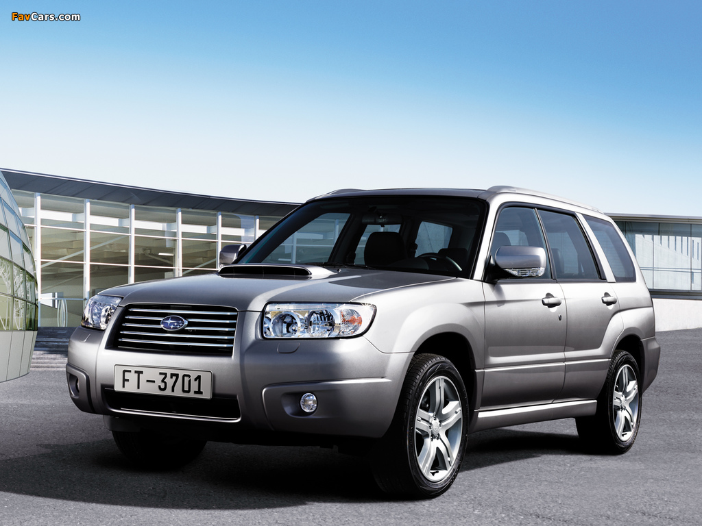 Subaru Forester 2.5XT (SG) 2005–08 images (1024 x 768)