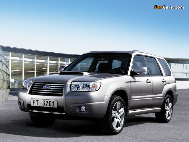 Subaru Forester 2.5XT (SG) 2005–08 images (640 x 480)