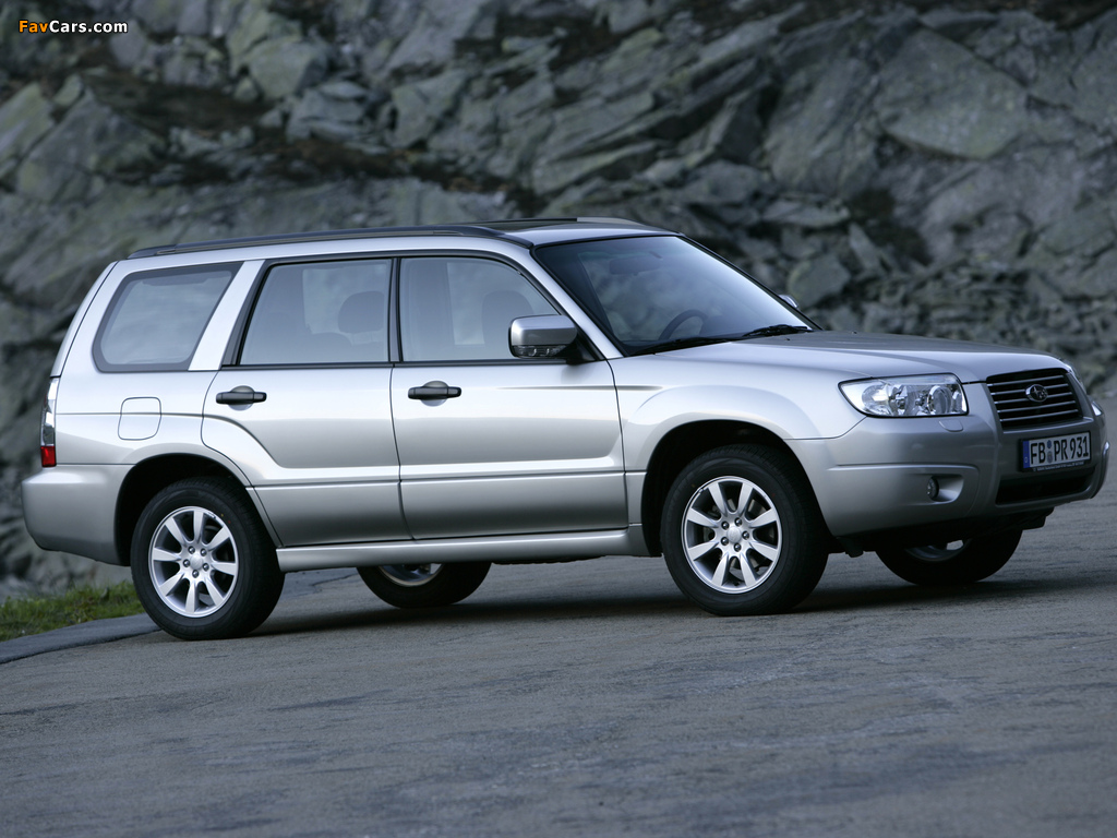Subaru Forester 2.0X 2005–08 images (1024 x 768)