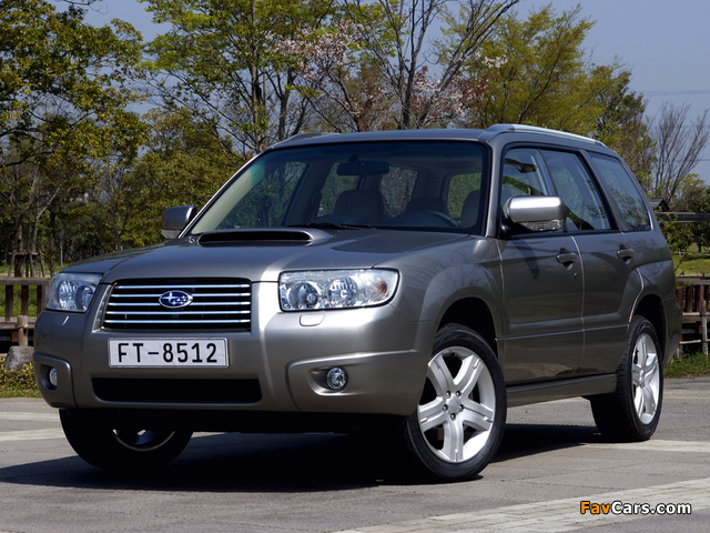 Subaru Forester 2.5XT (SG) 2005–08 images (640 x 480)