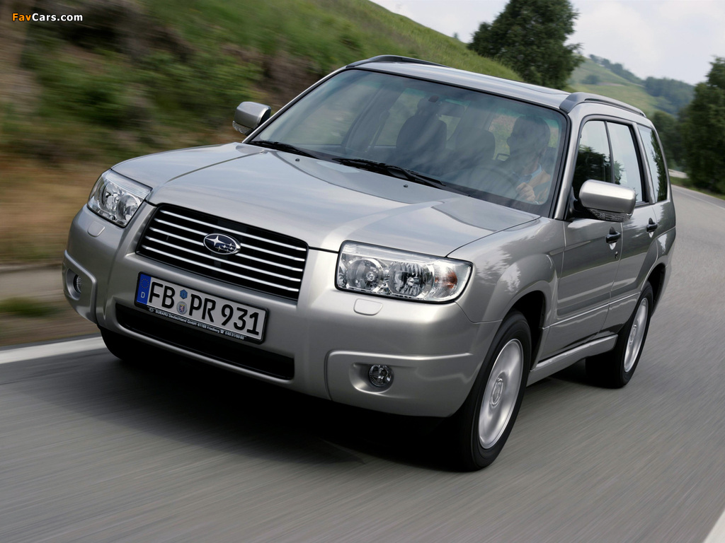 Subaru Forester 2.0X 2005–08 images (1024 x 768)