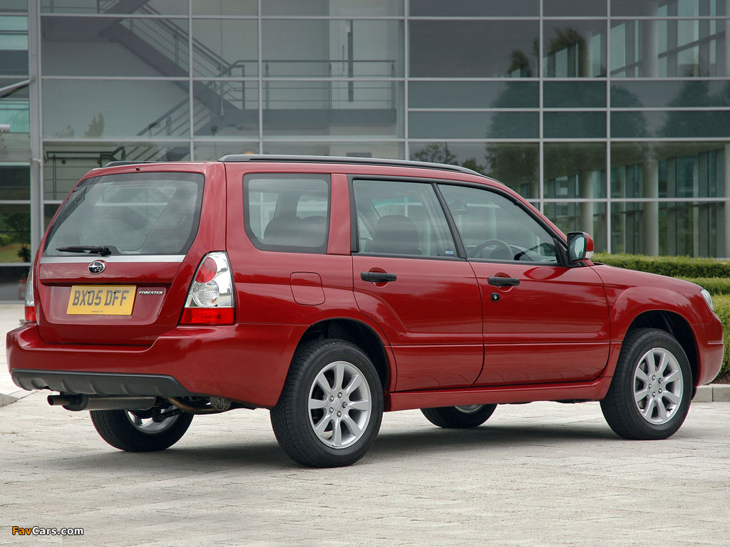 Subaru Forester 2.0X UK-spec (SG) 2005–08 photos (1024 x 768)