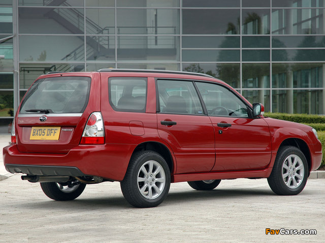 Subaru Forester 2.0X UK-spec (SG) 2005–08 photos (640 x 480)