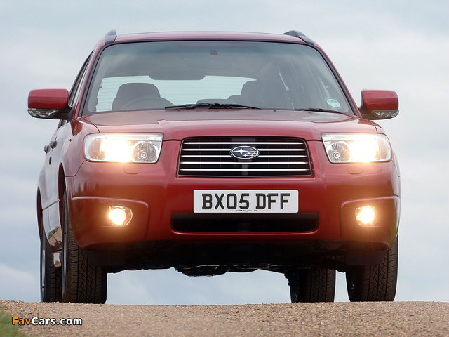 Subaru Forester 2.0X UK-spec (SG) 2005–08 photos (640 x 480)