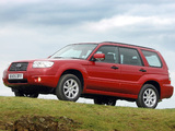 Subaru Forester 2.0X UK-spec (SG) 2005–08 photos