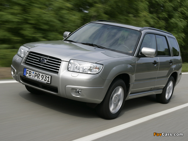 Subaru Forester 2.0X 2005–08 photos (640 x 480)