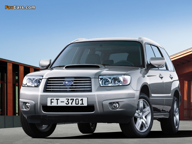 Subaru Forester 2.5XT (SG) 2005–08 pictures (640 x 480)