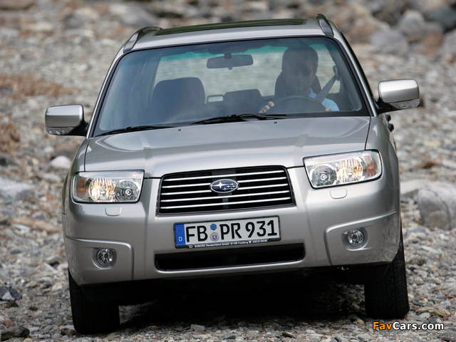 Subaru Forester 2.0X 2005–08 pictures (640 x 480)