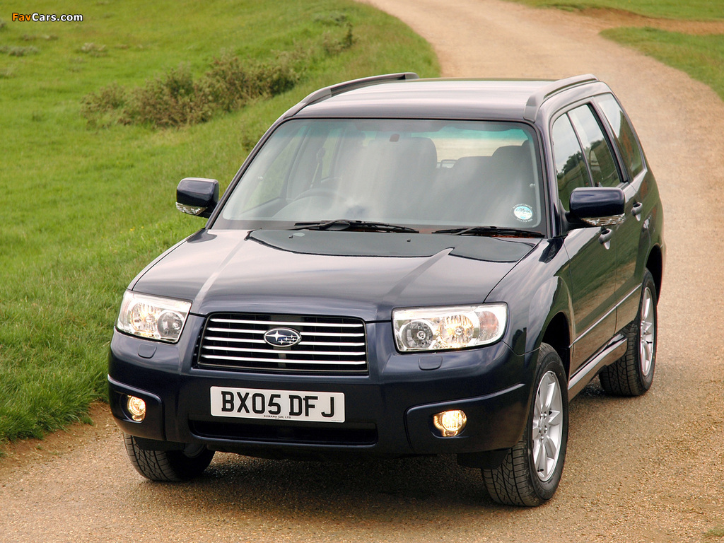 Subaru Forester 2.0X UK-spec (SG) 2005–08 pictures (1024 x 768)