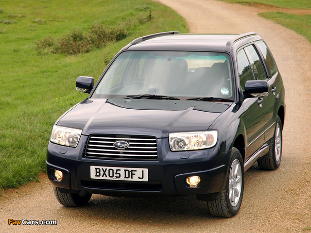 Subaru Forester 2.0X UK-spec (SG) 2005–08 pictures (640 x 480)