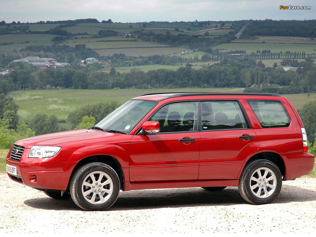 Subaru Forester 2.0X UK-spec (SG) 2005–08 wallpapers (1024 x 768)