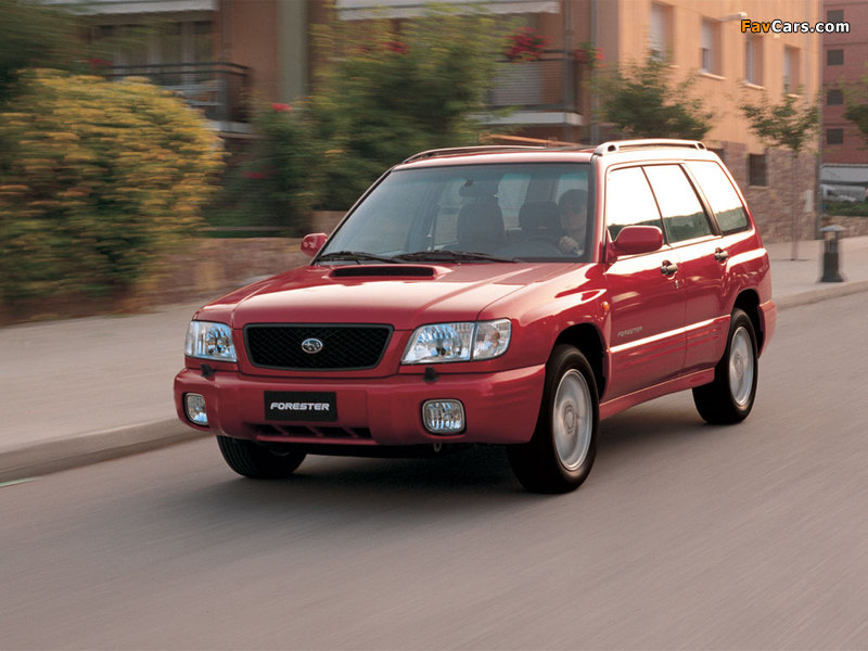 Subaru Forester S-Turbo (SF) 2000–02 wallpapers (800 x 600)