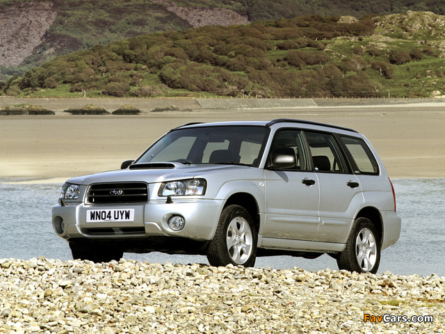 Subaru Forester XT UK-spec (SG) 2003–05 wallpapers (640 x 480)