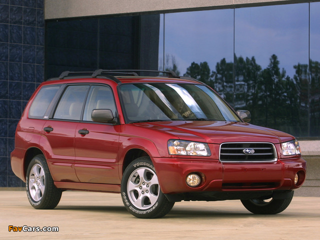 Subaru Forester US-spec (SG) 2003–05 wallpapers (640 x 480)