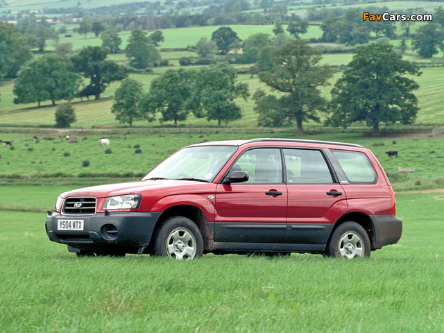 Subaru Forester UK-spec (SG) 2003–05 wallpapers (640 x 480)