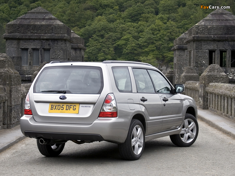 Subaru Forester 2.5XT UK-spec (SG) 2005–08 wallpapers (800 x 600)