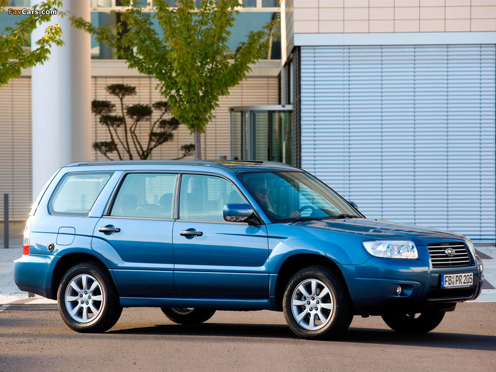 Subaru Forester 2.0X 2005–08 wallpapers (1024 x 768)