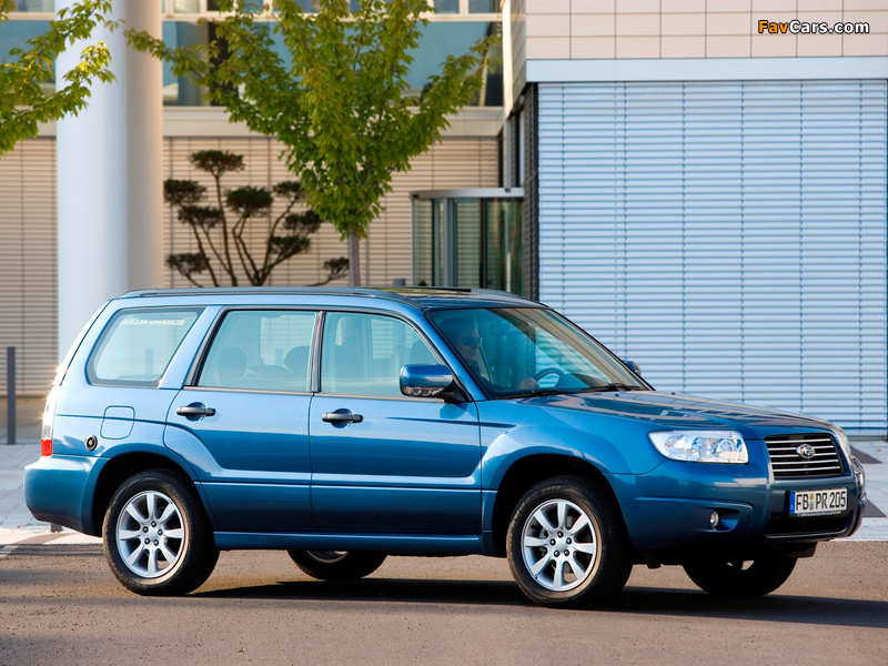 Subaru Forester 2.0X 2005–08 wallpapers (800 x 600)