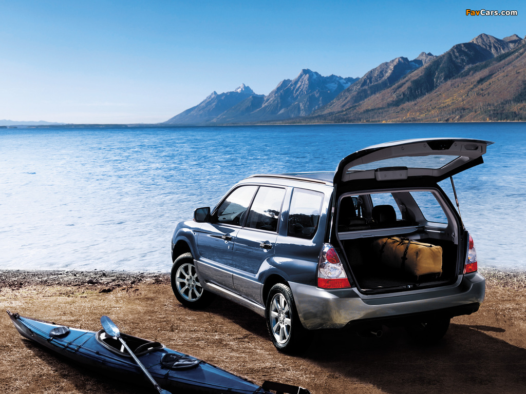 Subaru Forester 2.0X US-spec (SG) 2005–08 wallpapers (1024 x 768)