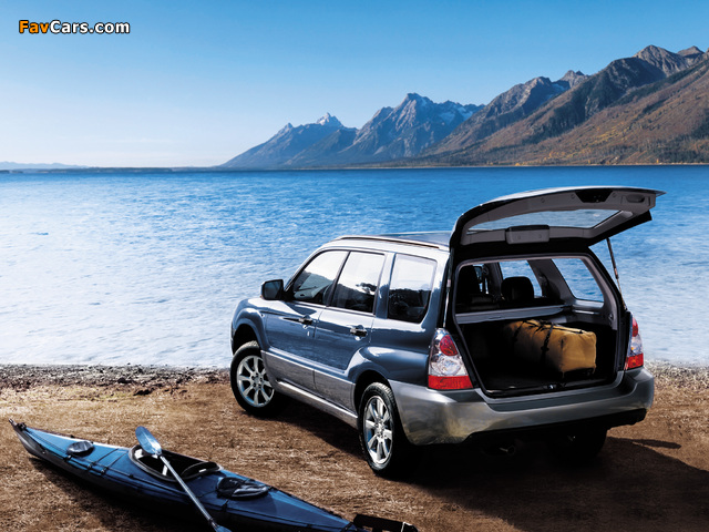Subaru Forester 2.0X US-spec (SG) 2005–08 wallpapers (640 x 480)