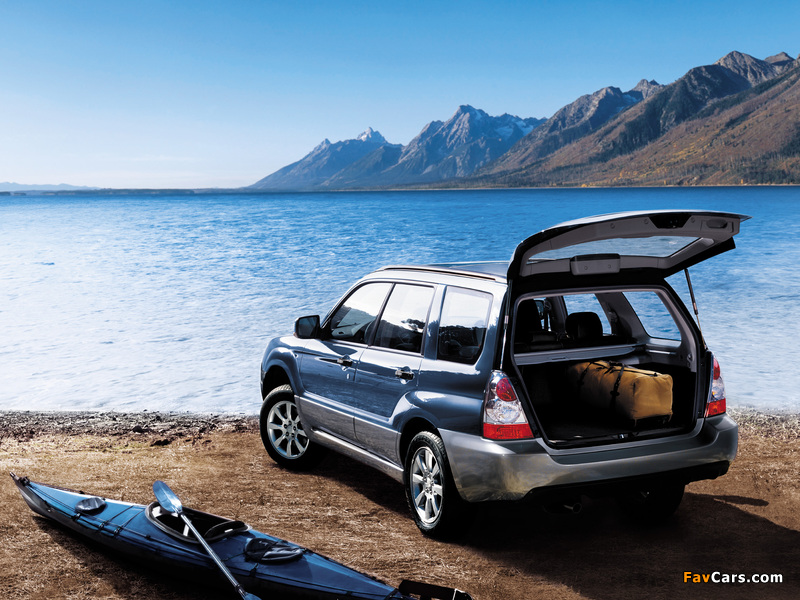 Subaru Forester 2.0X US-spec (SG) 2005–08 wallpapers (800 x 600)