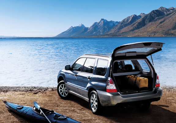 Subaru Forester 2.0X US-spec (SG) 2005–08 wallpapers