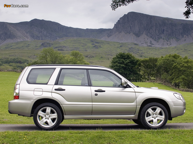 Subaru Forester 2.5XT UK-spec (SG) 2005–08 wallpapers (800 x 600)