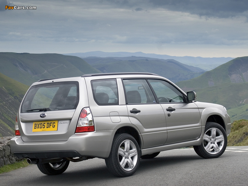 Subaru Forester 2.5XT UK-spec (SG) 2005–08 wallpapers (800 x 600)