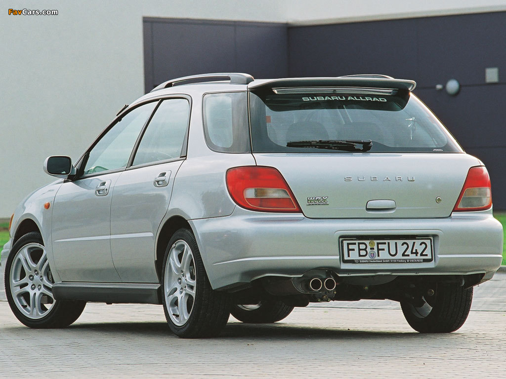Images of Subaru Impreza WRX Sport Wagon (GGA) 2000–02 (1024 x 768)