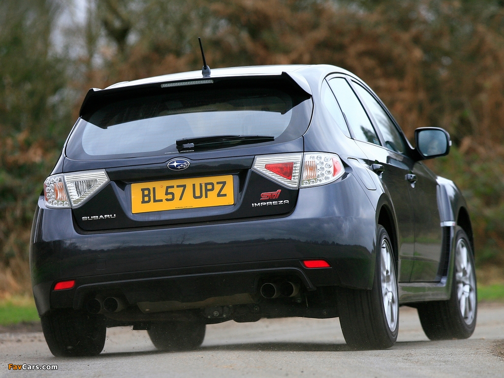 Photos of Subaru Impreza WRX STi UK-spec (GRB) 2008–10 (1024 x 768)