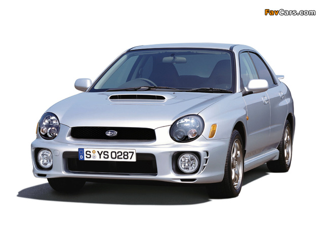 Pictures of Subaru Impreza WRX UK-spec (GDB) 2000–02 (640 x 480)