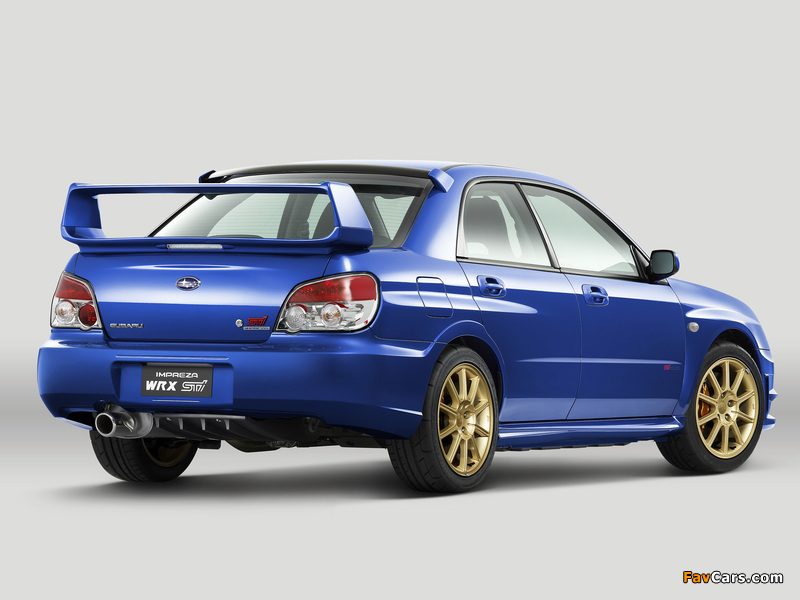 Pictures of Subaru Impreza WRX STi 2005–07 (800 x 600)