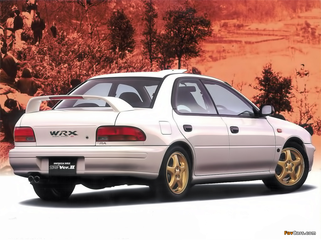 Subaru Impreza WRX Type RA STi Ver.II (GC8) 1995–96 photos (1024 x 768)