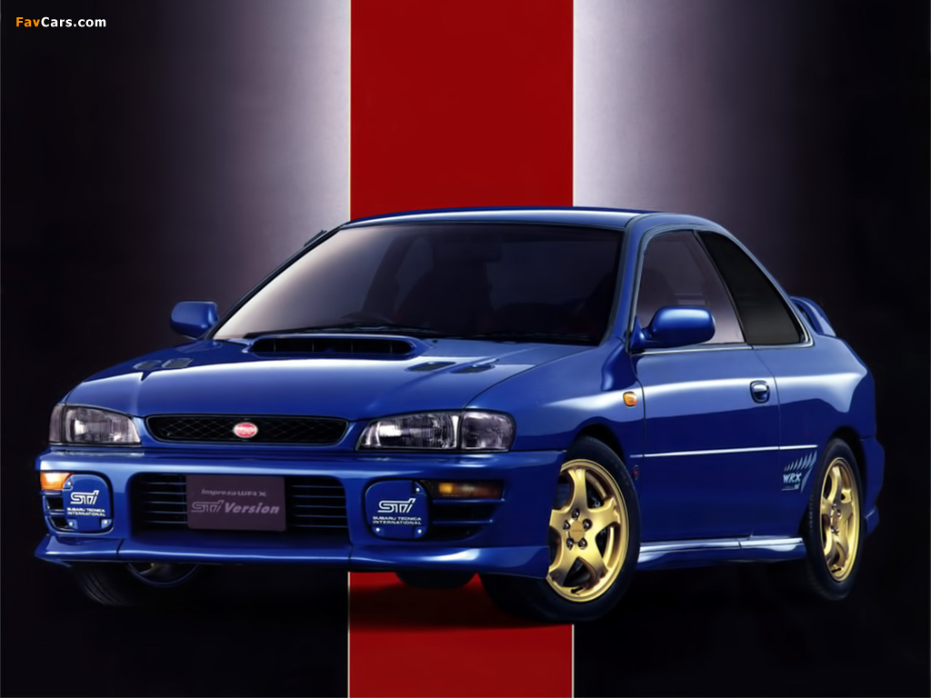 Subaru Impreza WRX Type R STi 1996–97 wallpapers (1024 x 768)