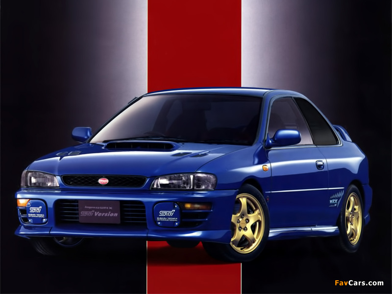Subaru Impreza WRX Type R STi 1996–97 wallpapers (800 x 600)