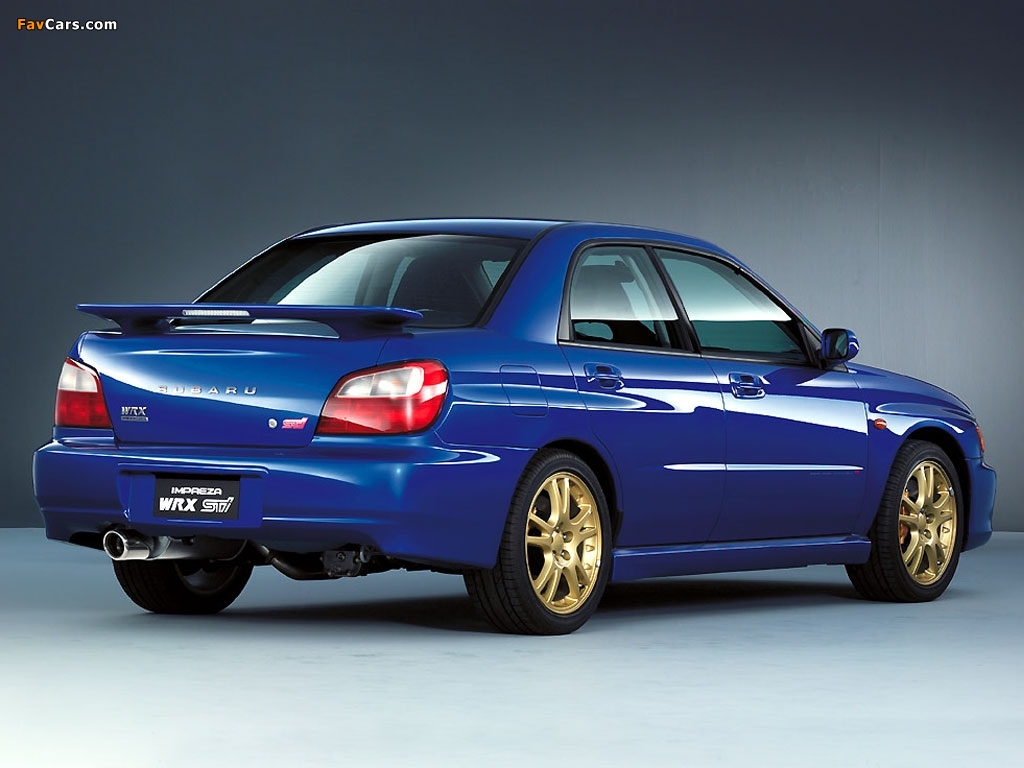 Subaru Impreza WRX STi 2001–02 pictures (1024 x 768)