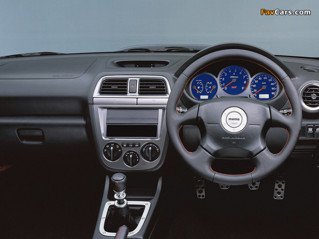 Subaru Impreza WRX STi Prodrive Style (GDB) 2001–02 wallpapers (640 x 480)