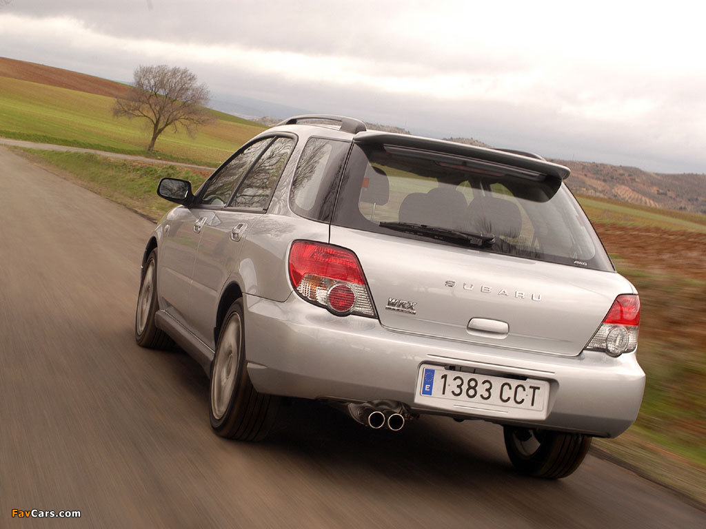Subaru Impreza WRX Sport Wagon (GGA) 2003–05 images (1024 x 768)