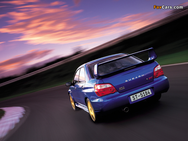 Subaru Impreza WRX STi 2003–05 pictures (640 x 480)