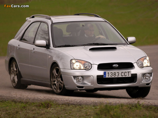 Subaru Impreza WRX Sport Wagon (GGA) 2003–05 wallpapers (640 x 480)