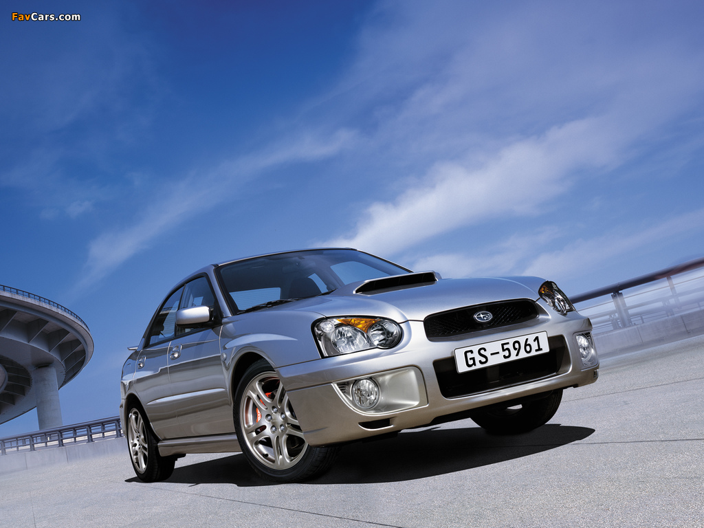 Subaru Impreza WRX (GDB) 2003–05 wallpapers (1024 x 768)