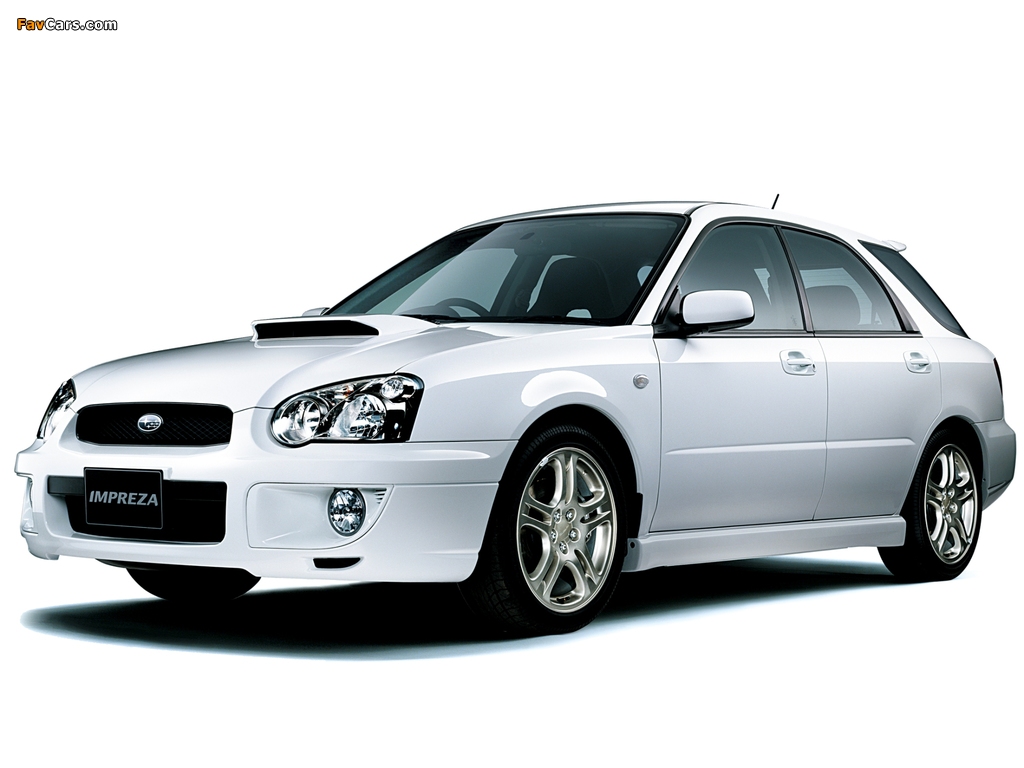 Subaru Impreza WRX Sport Wagon JP-spec (GGA) 2003–05 wallpapers (1024 x 768)