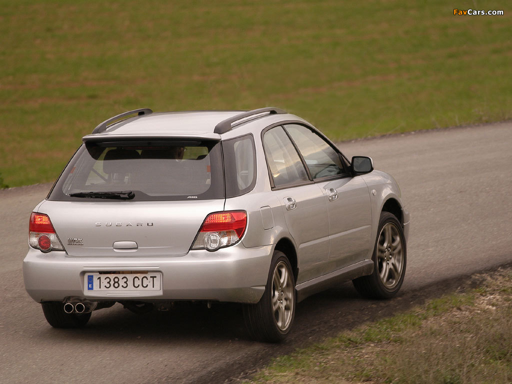 Subaru Impreza WRX Sport Wagon (GGA) 2003–05 wallpapers (1024 x 768)