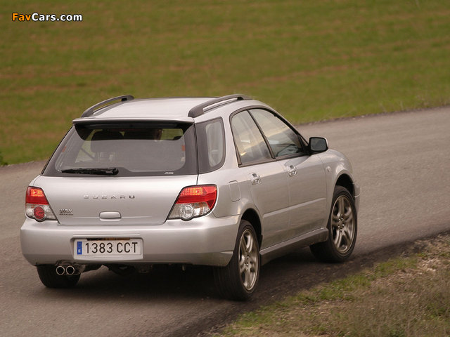 Subaru Impreza WRX Sport Wagon (GGA) 2003–05 wallpapers (640 x 480)