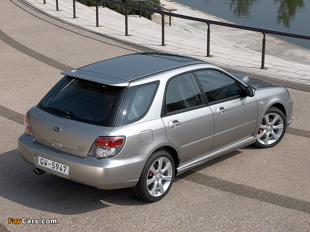 Subaru Impreza WRX Sport Wagon (GGA) 2005–07 images (640 x 480)