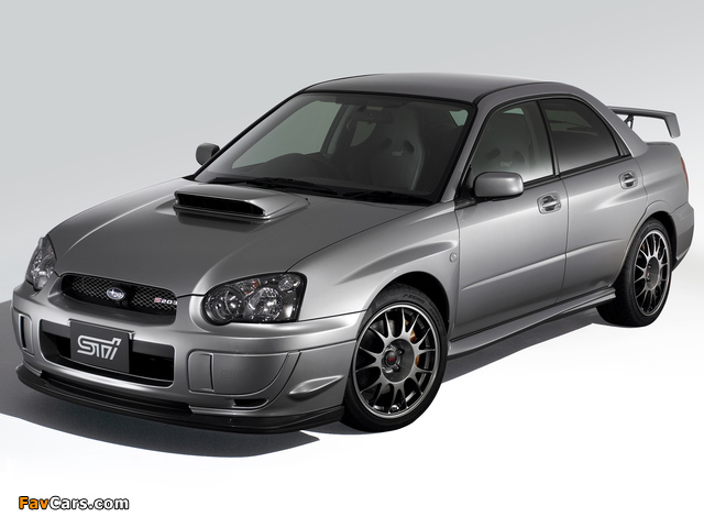 Subaru Impreza STi S203 (GDB) 2005 images (640 x 480)