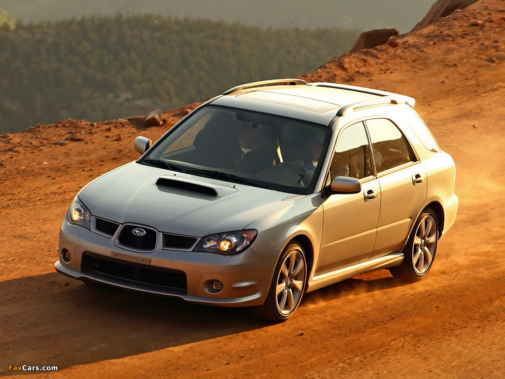 Subaru Impreza WRX Sport Wagon (GGA) 2005–07 images (1024 x 768)